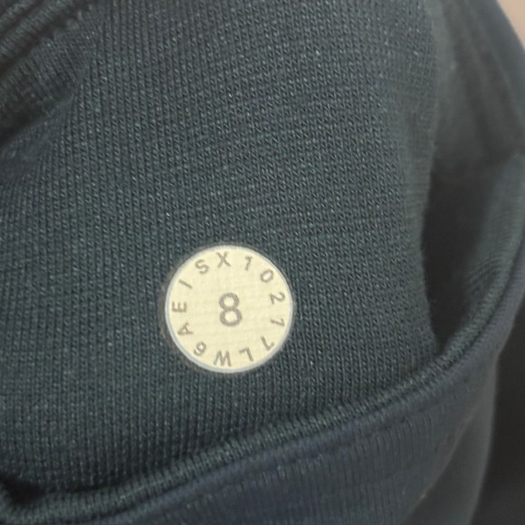 Lululemon Pants Women's 8 Slate Gray Blue Ready Set Go Crop Stretch Leggings - Picture 6 of 6